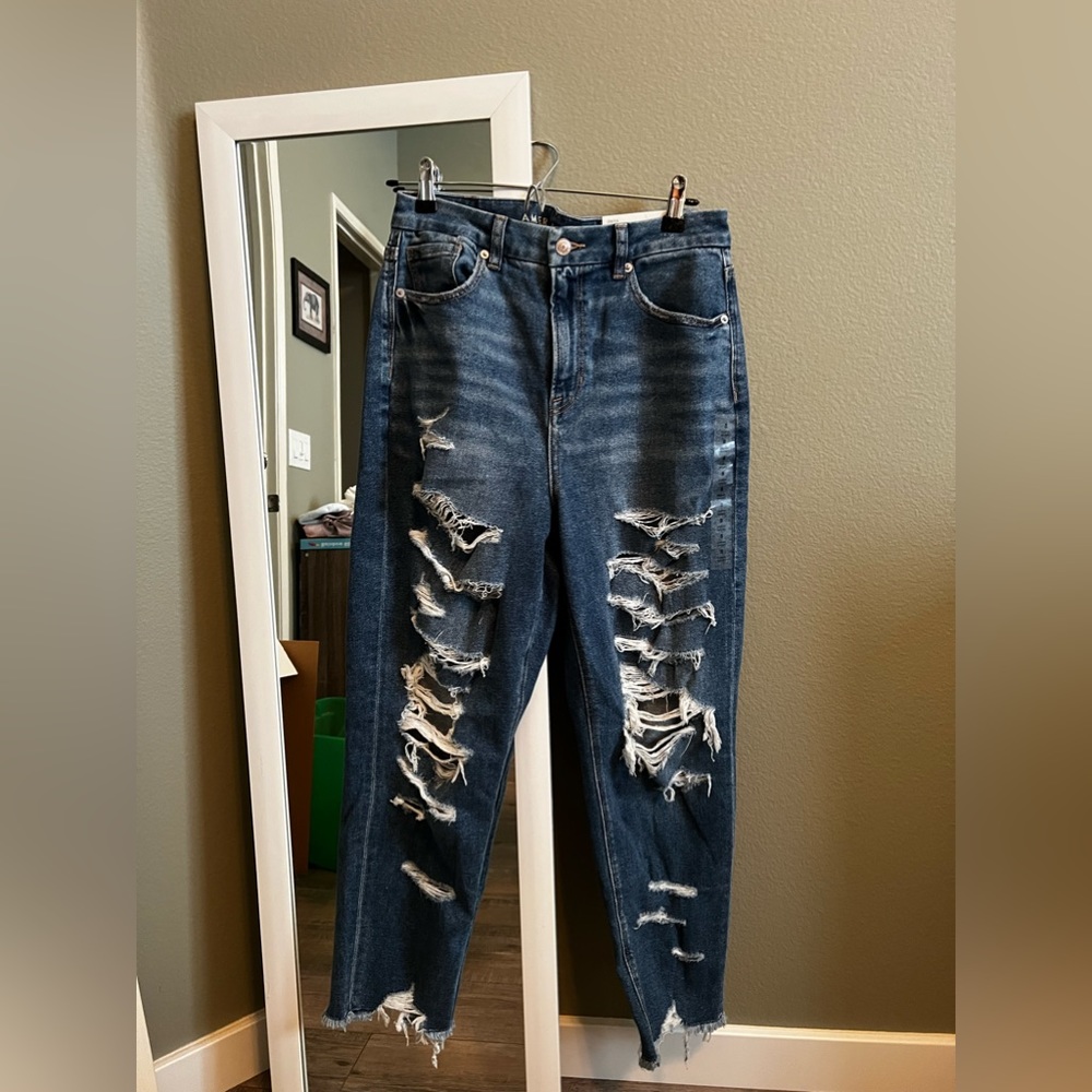 American Eagle Outfitters Curvy Short Jeans